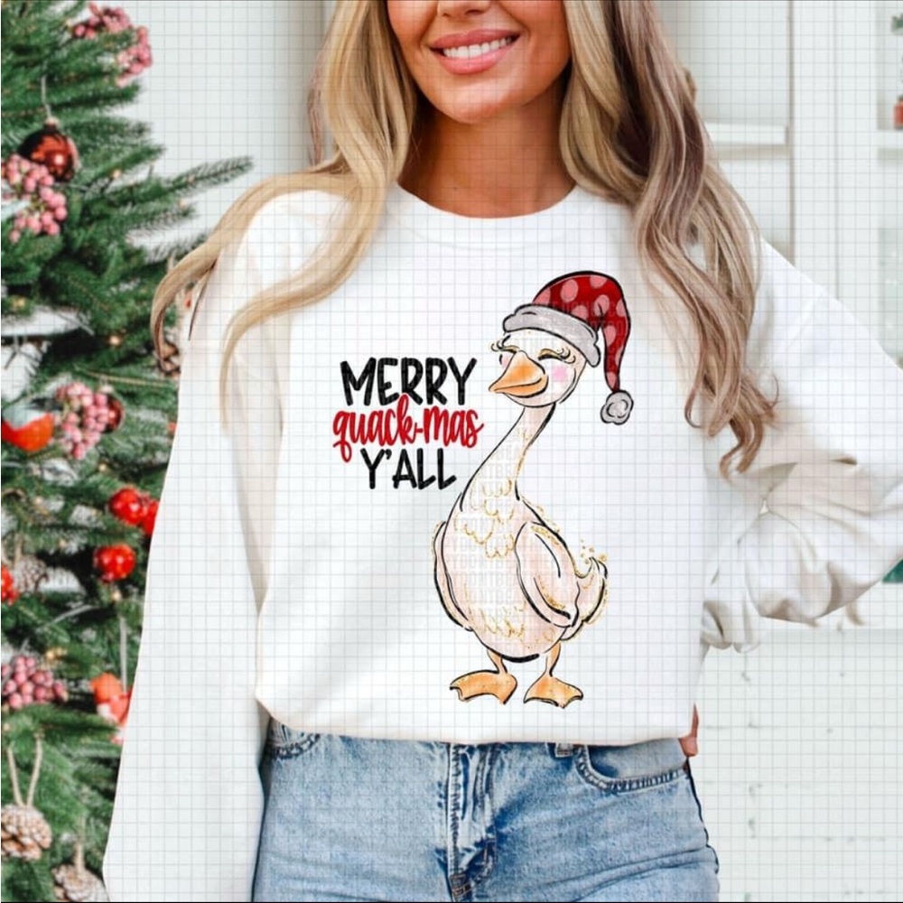 MERRY QUAKMAS YALL! CUSTOM NEW CHRISTMAS SWEATSHIRT!
